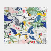 De almanak van de volière fleece deken (Voorkant (Horizontaal))