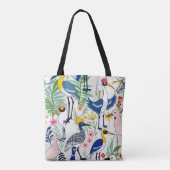 De almanak van de volière tote bag (Achterkant)