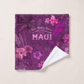 De Aloha Spirit belt me terug naar Maui Bad Handdoek (Wasdoekje)