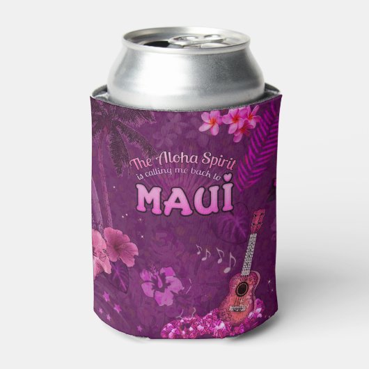 De Aloha Spirit belt me terug naar Maui Blikjeskoeler (Blikje Voorkant)