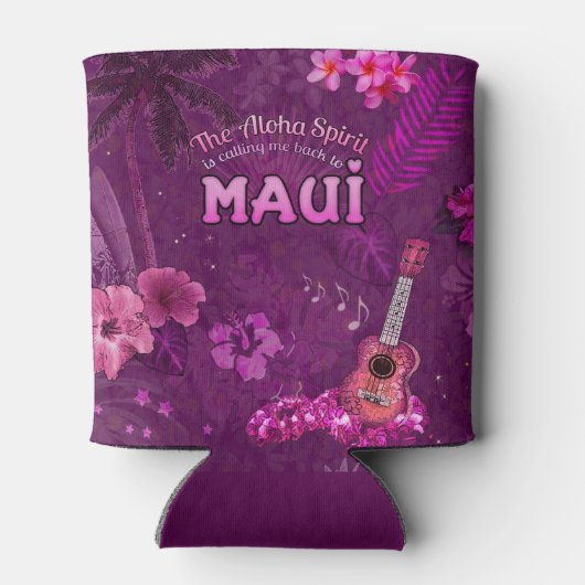 De Aloha Spirit belt me terug naar Maui Blikjeskoeler (Achterkant)