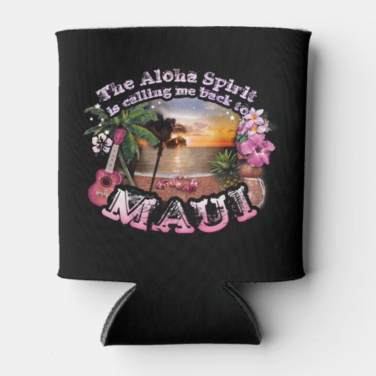 De Aloha Spirit belt me terug naar Maui Blikjeskoeler (Voorkant)