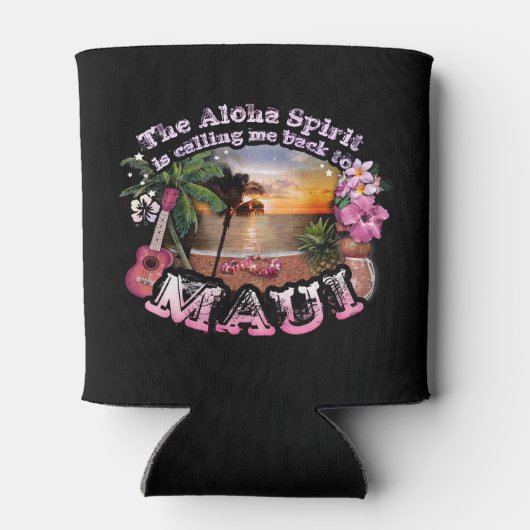 De Aloha Spirit belt me terug naar Maui Blikjeskoeler (Achterkant)