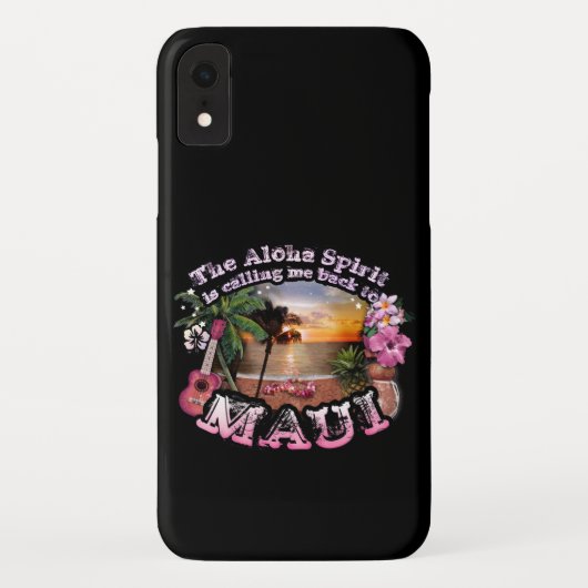 De Aloha Spirit belt me terug naar Maui Case-Mate iPhone Case (Achterkant)