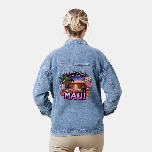 De Aloha Spirit belt me terug naar Maui Denim Jacket (Model)