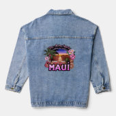 De Aloha Spirit belt me terug naar Maui Denim Jacket (Achterkant)