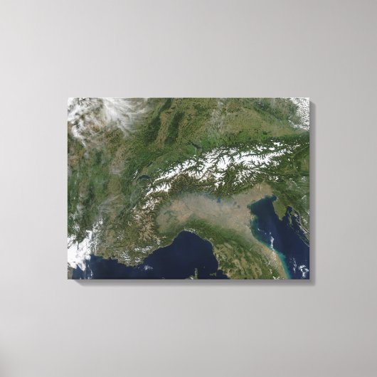 De Alpen 2 Canvas Afdruk (Voorkant)