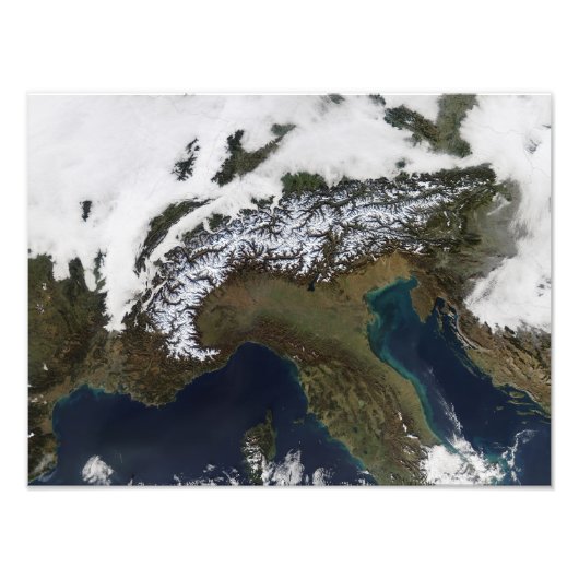 De Alpen 2 Foto Afdruk (Voorkant)