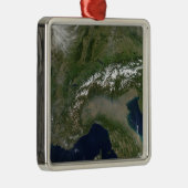 De Alpen 2 Metalen Ornament (Rechts)