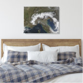 De Alpen 3 Canvas Afdruk (Insitu (Slaapkamer))