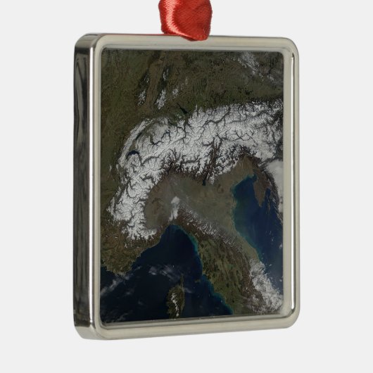 De Alpen 3 Metalen Ornament (Rechts)