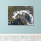 De Alpen Canvas Afdruk (Insitu (Houten vloer))