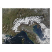 De Alpen Foto Afdruk (Voorkant)