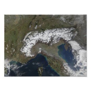 De Alpen Foto Afdruk