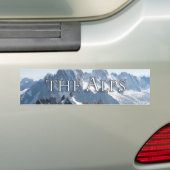 De Alpen - Geweldig! Bumpersticker (Op auto)