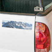 De Alpen - Geweldig! Bumpersticker (Op Truck)