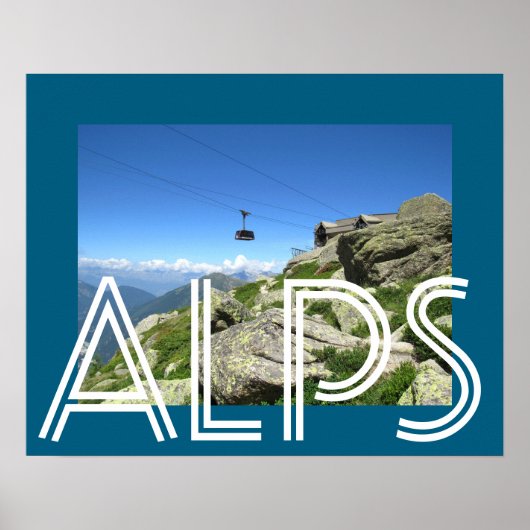 De Alpen Poster (Voorkant)