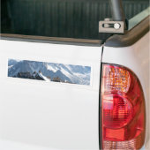 De Alpen - prachtig! Bumpersticker (Op Truck)