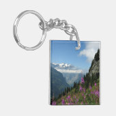 De Alpen, prachtige landschapsfoto Sleutelhanger (Voorkant Links)