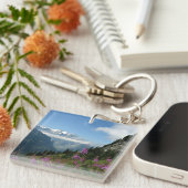 De Alpen, prachtige landschapsfoto Sleutelhanger (Voorkant Rechts)