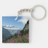 De Alpen, prachtige landschapsfoto Sleutelhanger (Achterkant)