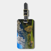De Alpen, Zwitserland Bagagelabel (Voorkant verticaal)