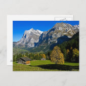 De Alpen, Zwitserland - Briefkaart (Voorkant / Achterkant)