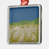 De Alpenfout langs de westkust Metalen Ornament (Links)