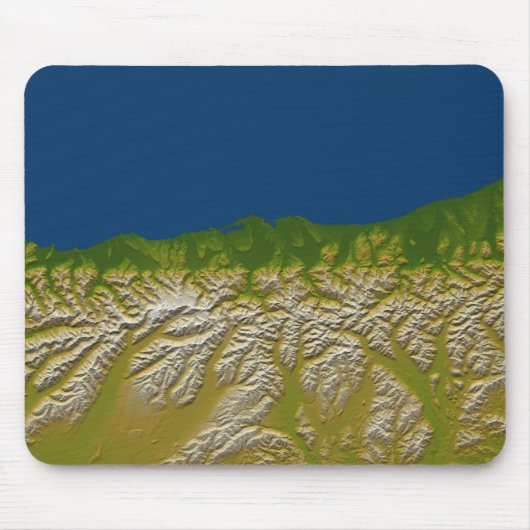 De Alpenfout langs de westkust Muismat (Voorkant)