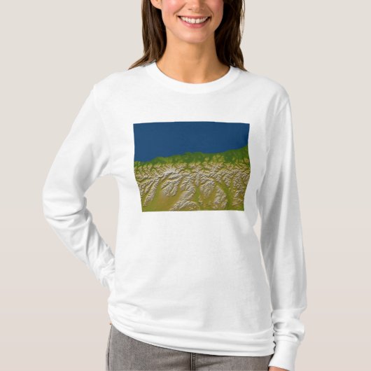 De Alpenfout langs de westkust T-shirt (Voorkant)