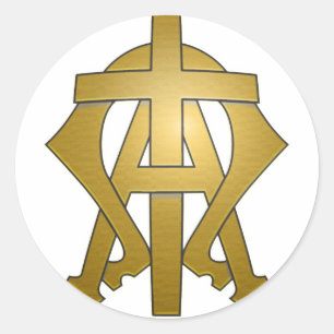 De Alpha & de Omega Sticker