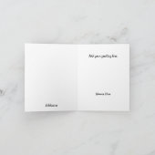 De alpiene Douane van het Edelweiss van de Bloem Bedankkaart (Binnen)