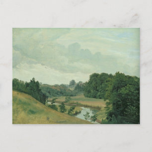 De Alster in Poppenbuttel in de Briefkaart