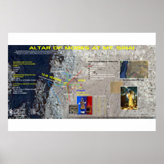 De Altar of Moses - Mt. Sinai Poster
