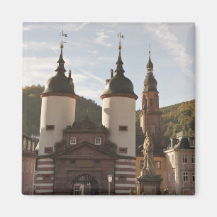 De Alte Brucke in de oude binnenstad, Heidelberg,  Magneet