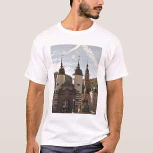 De Alte Brucke in de Oude Stad, Heidelberg, Duitsl T-shirt
