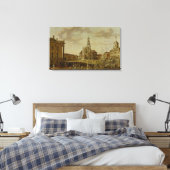 De Alter Markt met de St.-kerk. Canvas Afdruk (Insitu (Slaapkamer))