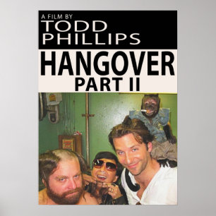 De alternatieve film Hangover Part II Poster