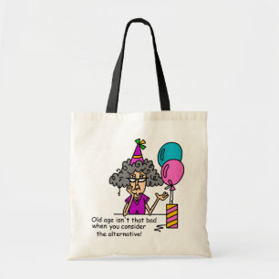 De Alternatieve Humor van de verjaardag Tote Bag