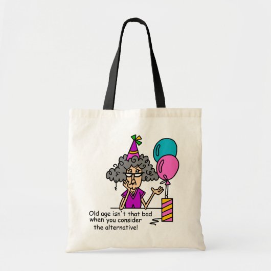 De Alternatieve Humor van de verjaardag Tote Bag (Voorkant)