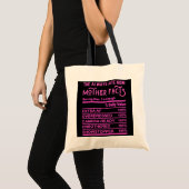 De altijd laattijdige moeder grappig moeder vindt  tote bag (Voorkant (product))
