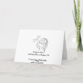 De altijdgroene Zorg van de Scène Feestdagen Kaart (Achterkant)