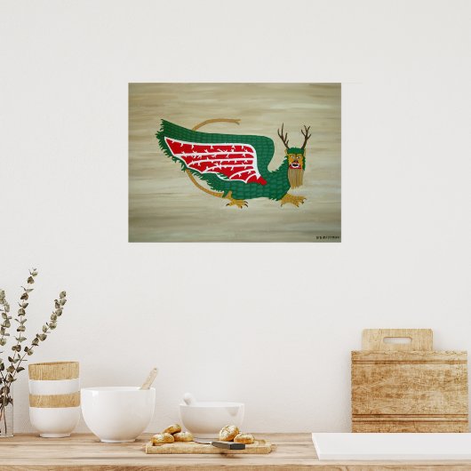 De Alton Piasa Bird Poster (Keuken)