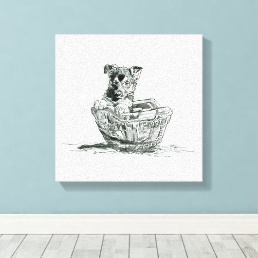 "De Altruïstische - Moderne Oorlog" door Jaime Mun Canvas Afdruk (Insitu (Houten vloer))