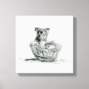 "De Altruïstische - Moderne Oorlog" door Jaime Mun Canvas Afdruk