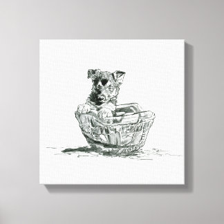 "De Altruïstische - Moderne Oorlog" door Jaime Mun Canvas Afdruk