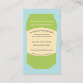 De Aluminium van de drankverdeler kan douane Visitekaartje (Voorkant)