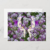 De Alyssum Twin Fairies Briefkaart (Voorkant / Achterkant)