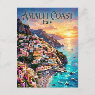 De Amalfikust Italië Briefkaart