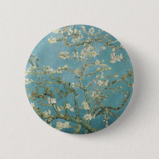 De Amandel van de Takken van Gogh van bloemen komt Ronde Button 5,7 Cm